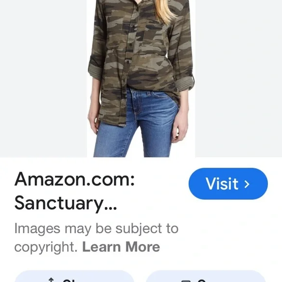 Camouflage Button Down Shirt - Picture 5 of 10